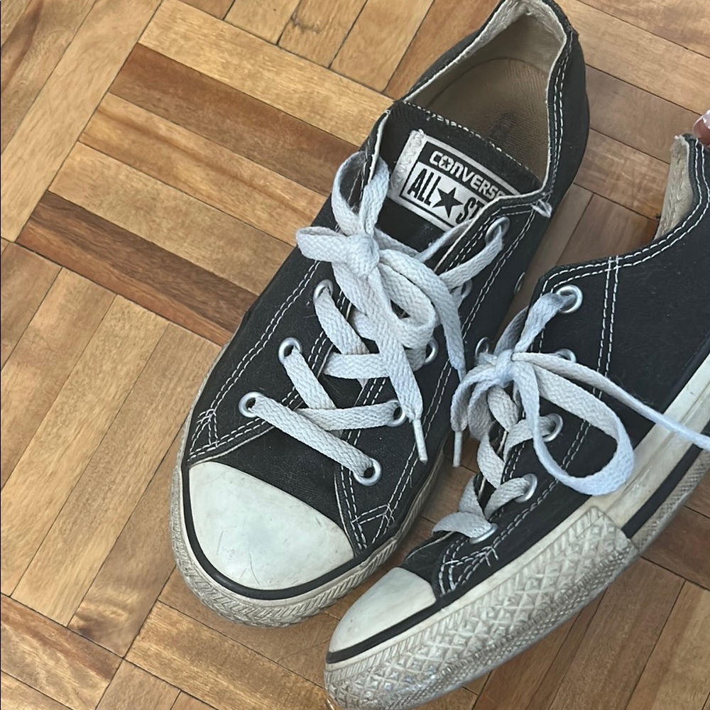 Converse All Star Black Canvas Shoes